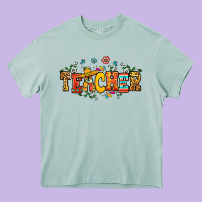 Spanish Teacher Heavy Core Tee Designed By Ranaportraitstore