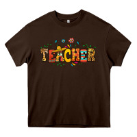 Chocolate Brown spanish teacher Heavy Core Tee - RanaPortraitStore