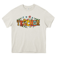 Cream spanish teacher Heavy Core Tee - RanaPortraitStore