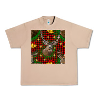 Burro christmas deer and bell seamless pattern Urban Heavy Tee - BundleAndBundleShop