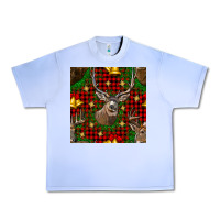 Grape Ice christmas deer and bell seamless pattern Urban Heavy Tee - BundleAndBundleShop
