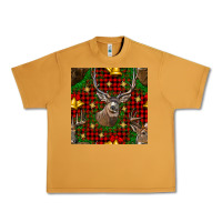 Peanut Butter christmas deer and bell seamless pattern Urban Heavy Tee - BundleAndBundleShop