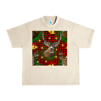 Sandshell christmas deer and bell seamless pattern Urban Heavy Tee - BundleAndBundleShop