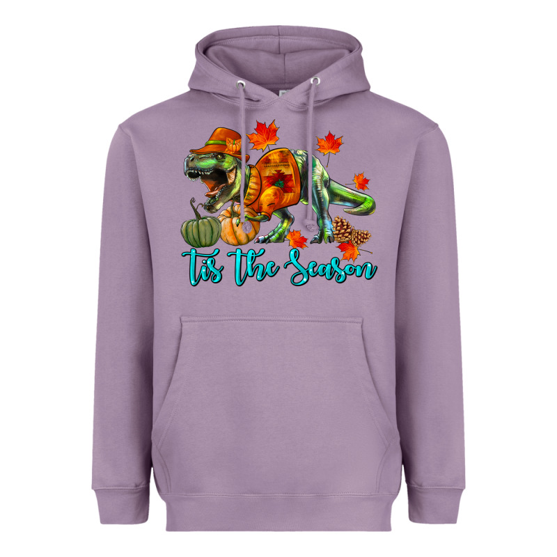 T- Rex Tis The Season Heavyweight Hoodie by RanaPortraitStore | Teevron