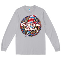 Moon Dust Western American Babe Patriotic Long Sleeve Tee - LillyAllenDesigns