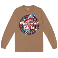 Toasted Coconut Western American Babe Patriotic Long Sleeve Tee - LillyAllenDesigns