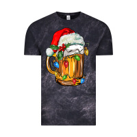 Cloud Black christmas beer Vintage Tee - FaDigitalArtStudio