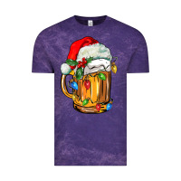 Cloud Purple christmas beer Vintage Tee - FaDigitalArtStudio