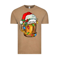 Vintage Coffee christmas beer Vintage Tee - FaDigitalArtStudio