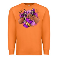 Carrot Halloween afro sneakers Premium Sweatshirt - RanaPortraitStore