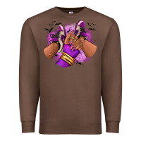 Chestnut Halloween afro sneakers Premium Sweatshirt - RanaPortraitStore