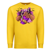 Lemon Halloween afro sneakers Premium Sweatshirt - RanaPortraitStore