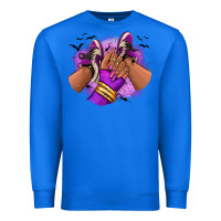 True Royal Halloween afro sneakers Premium Sweatshirt - RanaPortraitStore