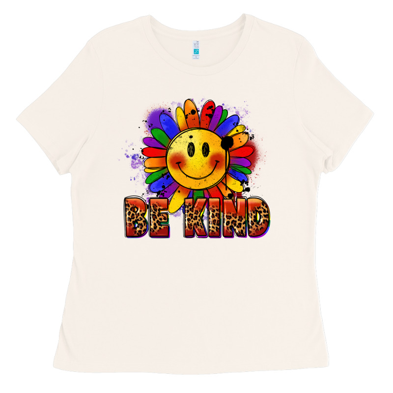 Be Kind Pride Ladies Tee by FaDigitalArtStudio | Teevron