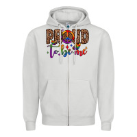 Dove Grey proud to be me Zipper Hoodie - JahusDesignShop