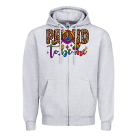 Heather Grey proud to be me Zipper Hoodie - JahusDesignShop