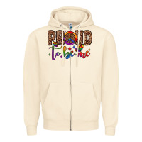 Sandshell proud to be me Zipper Hoodie - JahusDesignShop