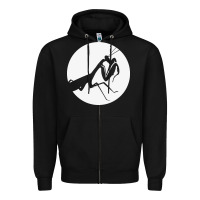 Black praying mantis Zipper Hoodie - DesigneFamous