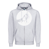 Heather Grey praying mantis Zipper Hoodie - DesigneFamous
