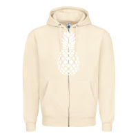 Sandshell pineapple sunset Zipper Hoodie - DesigneFamous