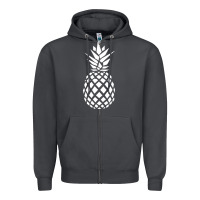 Smoke pineapple sunset Zipper Hoodie - DesigneFamous