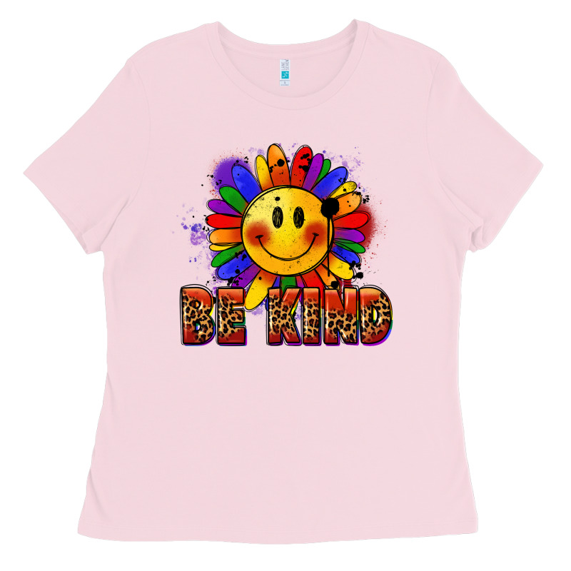 Be Kind Pride Ladies Tee by FaDigitalArtStudio | Teevron