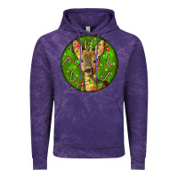 Cloud Purple red brocket deer christmas Vintage Hoodie - LillyAllenDesigns