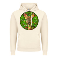 Vintage Artic red brocket deer christmas Vintage Hoodie - LillyAllenDesigns