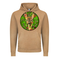 Vintage Camel red brocket deer christmas Vintage Hoodie - LillyAllenDesigns