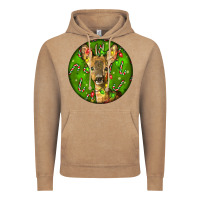 Vintage Coffee red brocket deer christmas Vintage Hoodie - LillyAllenDesigns