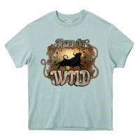 Arona Keep it wild western bull Heavy Core Tee - HowdyJamesFarm