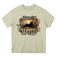 Mossy Keep it wild western bull Heavy Core Tee - HowdyJamesFarm