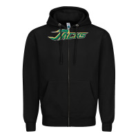 Black hsu jacks Zipper Hoodie - DesigneFamous