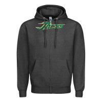 Charcoal Heather hsu jacks Zipper Hoodie - DesigneFamous