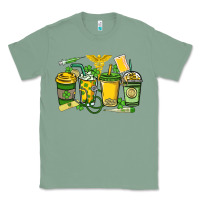 Sage St. Patrick's Day Nurse coffee cups Classic Tee - HowdyJamesFarm