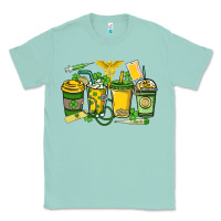 Seafoam St. Patrick's Day Nurse coffee cups Classic Tee - HowdyJamesFarm