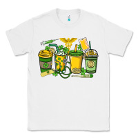 White St. Patrick's Day Nurse coffee cups Classic Tee - HowdyJamesFarm