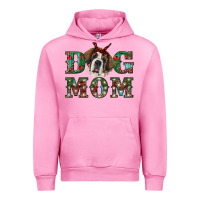 Fuchsia Pink Western Christmas Dog Mom St Bernard Urban Hoodie - RanaPortraitStore