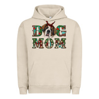 Pigment French Oak Western Christmas Dog Mom St Bernard Urban Hoodie - RanaPortraitStore