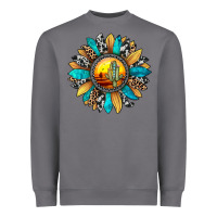 Storm sunset sunflower Heavyweight Sweatshirt - JahusDesignShop