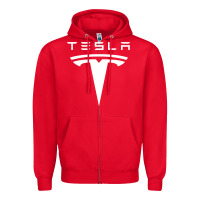 Red small car design Zipper Hoodie - DesigneFamous
