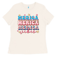 Bone Merica vibes Ladies Tee - FaDigitalArtStudio