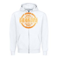 White best grandpa Zipper Hoodie - DesigneFamous