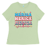 Matcha Merica vibes Ladies Tee - FaDigitalArtStudio