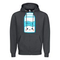 Smoke milk Zipper Hoodie - DesigneFamous