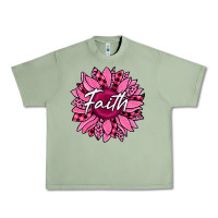 Oil Green faith breast cancer awareness sunflower Urban Heavy Tee - Jasminsmagicworld