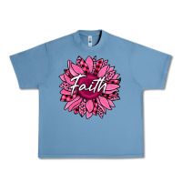 Pebble Blue faith breast cancer awareness sunflower Urban Heavy Tee - Jasminsmagicworld