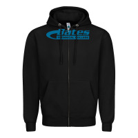 Black bates, technical academy Zipper Hoodie - DesigneFamous