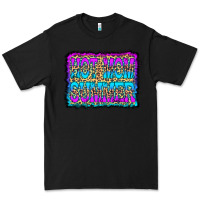 Black Hot Mom Summer Leopard Premium Tee - CowCowDesign