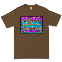 Cacao Hot Mom Summer Leopard Premium Tee - CowCowDesign